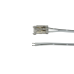 LED R5/O - rýchlospojka otváracia pre LED pásy 8 mm na dvojlinke 10 cm