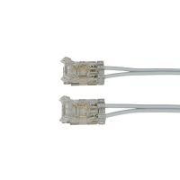 LED R4/O - rýchlospojka otváracia/rýchlospojka otváracia pre LED pásy 8 mm na dvojlinke 10 cm