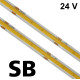 LED COB 10W/SB/24V - LED pás COB Xlight, studená biela, 10W, 24V, 1000 lm - návin 5m