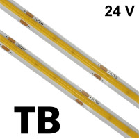 LED COB 10W/TB/24V - LED pás COB  Xlight, teplá biela, 10W, 24V, 1000 lm - návin 2,5m