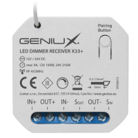 Prijímač X33+ Max 108W - 216W, Zap/Vyp, Stmievanie LED pásikov