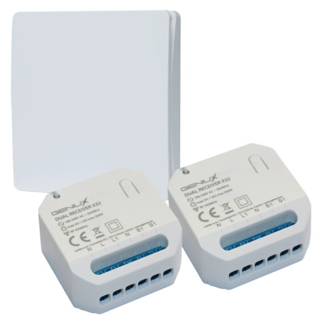 Set GENIUX Fenix TWIN 1 + prijímač X32 + X32, Max 500W, Zap/Vyp, Set GENIUX Fenix TWIN 1 + prijímač X32 + X32, Max 500W, Zap/Vyp,