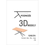 3D MODELY Stolové podnože