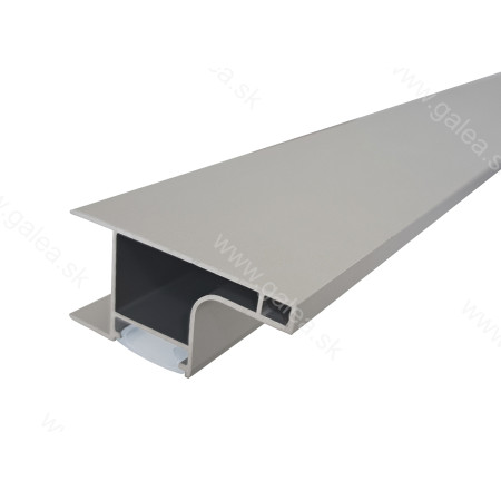LEDAL10 - lišta pre LED osvetlenie - čierna mat, biela lesk