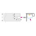 S068/LED - 4 m - úchytový profil LED pre horné skrinky