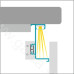 S056/LED - 4,1 m - úchytový profil LED pod pracovnú dosku S056/LED - 4,1 m - úchytový profil LED pod pracovnú dosku
