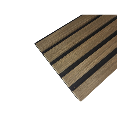 AP - akustický lamelový panel 2900x600 mm - dyha dub tmavý AP - akustický lamelový panel 2900x600 mm - dyha dub tmavý