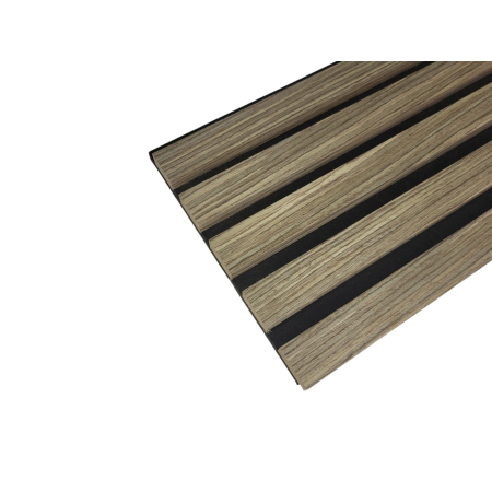 AP - akustický lamelový panel 2900x600 mm - dyha orech svetlý