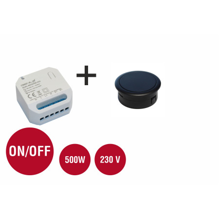 Set GENIUX Furneo 1 čierna + prijímač X32