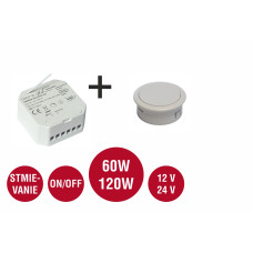 Set GENIUX Furneo 1 biela + prijímač X33